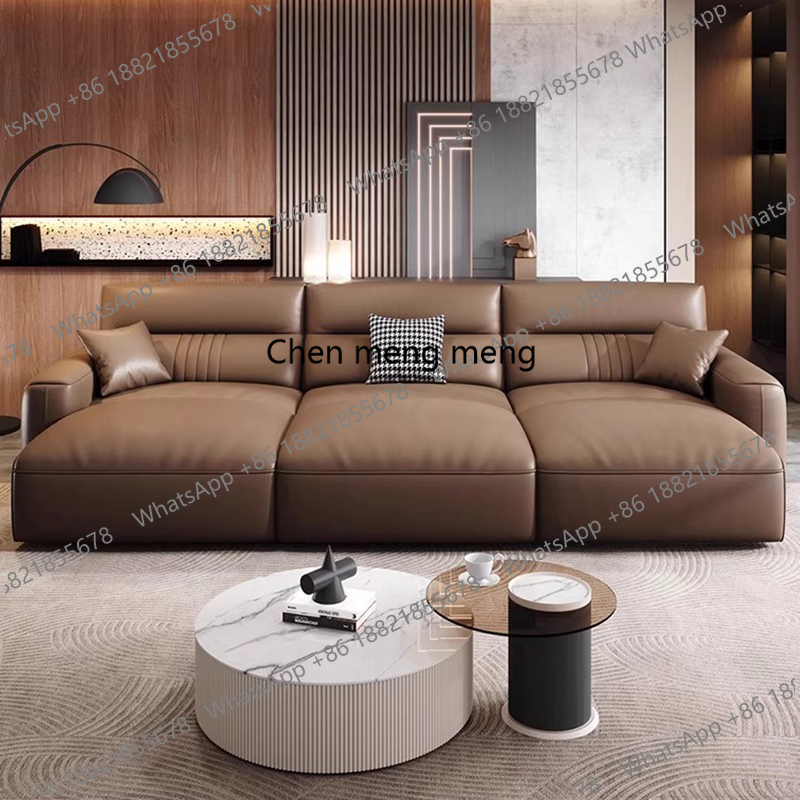 Home Cinema Room Design - โซฟาหนังแท้สำหรับห้องนั่งเล่น ปรับเป็นเตียงได้ ดีไซน์โซฟาโรงหนังเพื่อการพักผ่อน เก้าอี้พักผ่อน เฟอร์นิเจอร์สำหรับห้องนั่งเล่น