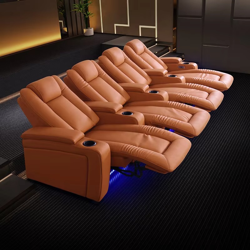 Home Cinema Solution - โซฟาหนังปรับเอนแบบดึงมือสุดหรูสำหรับโรงภาพยนตร์ในบ้าน โซฟาหนังพรีเมียมสำหรับโรงเรียนและโรงภาพยนตร์ส่วนตัวระดับ VIP