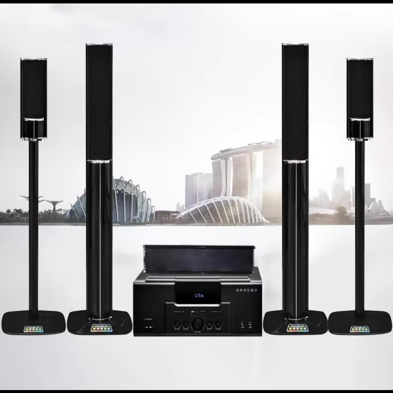 Home Cinema Solution - ลำโพงโฮมเธียเตอร์ KTV ระบบเสียง 5.1 พร้อมเครื่องขยายเสียง ลำโพงบลูทูธ