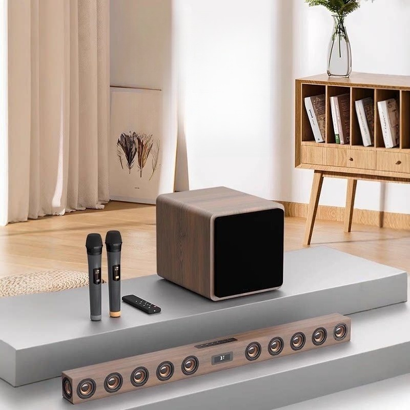 ชุดลำโพงคาราโอเกะโปรเจคเตอร์โฮ - Home Cinema Karaoke Projector บทวิจารณ์และราคา