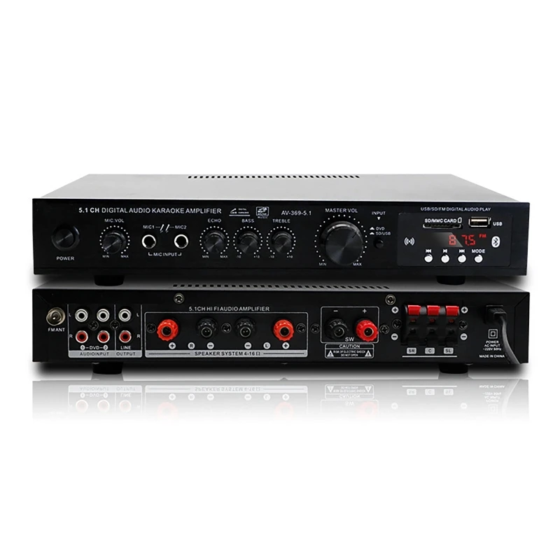 6 ช่องบลูทูธ 5.1 ลำโพงเสียง AM - Home Cinema Bluetooth 5.1 บทวิจารณ์และราคา