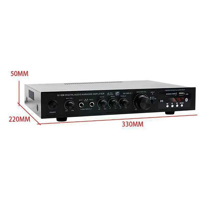 6 ช่องบลูทูธ 5.1 ลำโพงเสียง AM - Home Cinema Bluetooth 5.1 บทวิจารณ์และราคา