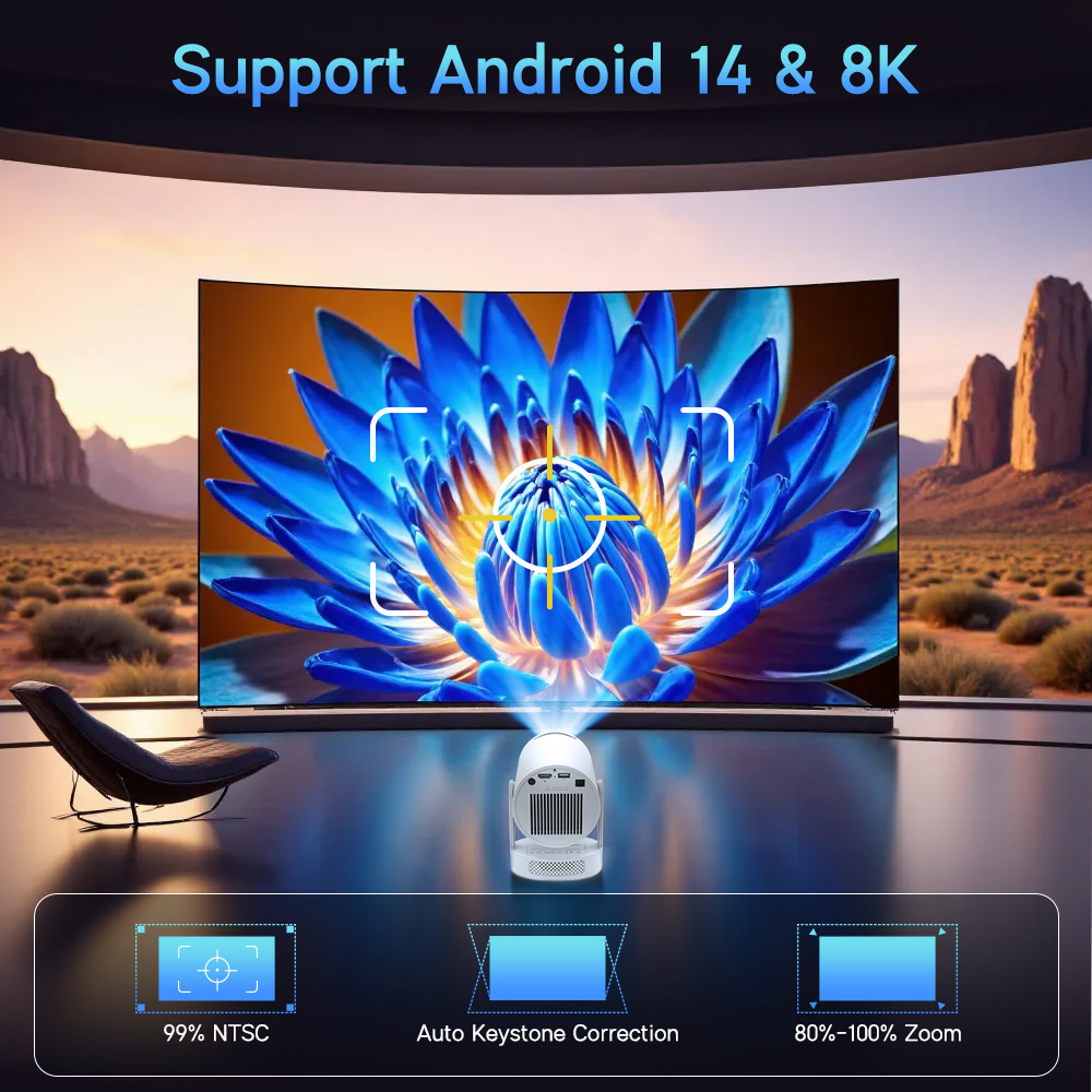 โปรเจคเตอร์ Magcubic Android 1 - Home Cinema Led Projector บทวิจารณ์และราคา