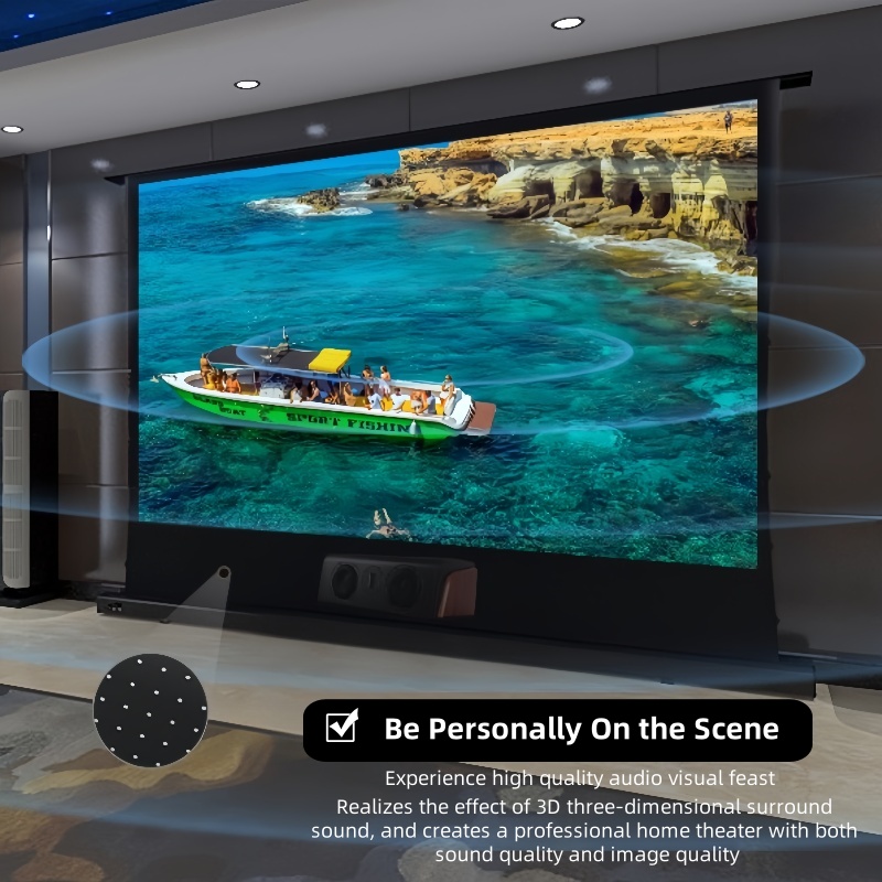100 ''120'' 150 ''8K ความคมชัด - Projector Screen 100 Inch บทวิจารณ์และราคา