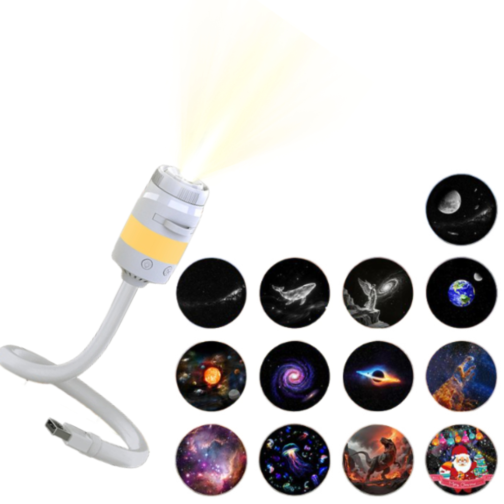 โปรเจคเตอร์แสงกลางคืน USB Gala - Home Cinema Led Projector บทวิจารณ์และราคา