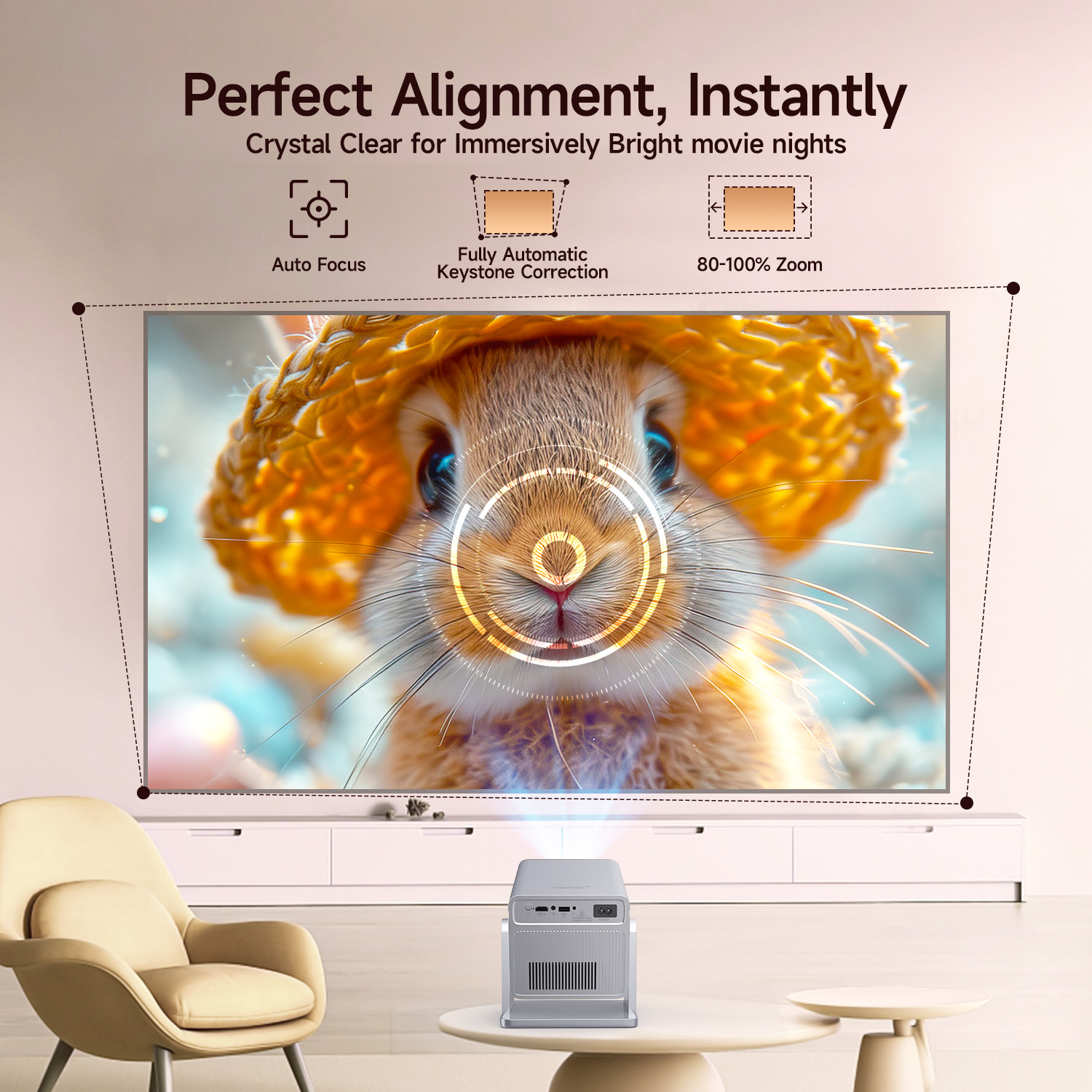 โปรเจคเตอร์ Magcubic 8K HD 108 - Home Cinema Led Projector บทวิจารณ์และราคา