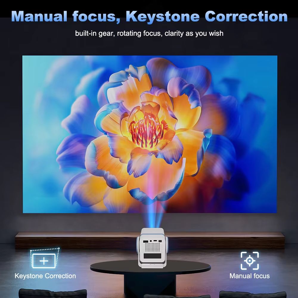 โปรเจคเตอร์ DESS ระบบ Android  - Home Cinema Led Projector บทวิจารณ์และราคา