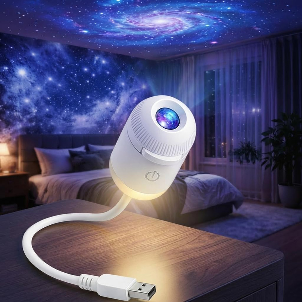 โปรเจคเตอร์ท้องฟ้าดาวหมุนได้ 2 - Home Cinema Led Projector บทวิจารณ์และราคา