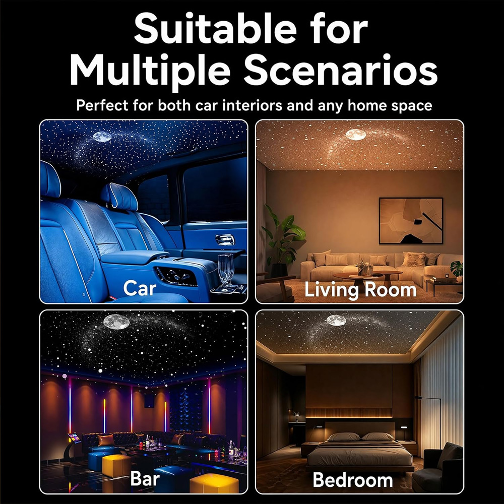 โปรเจคเตอร์ท้องฟ้าดาวหมุนได้ 2 - Home Cinema Led Projector บทวิจารณ์และราคา