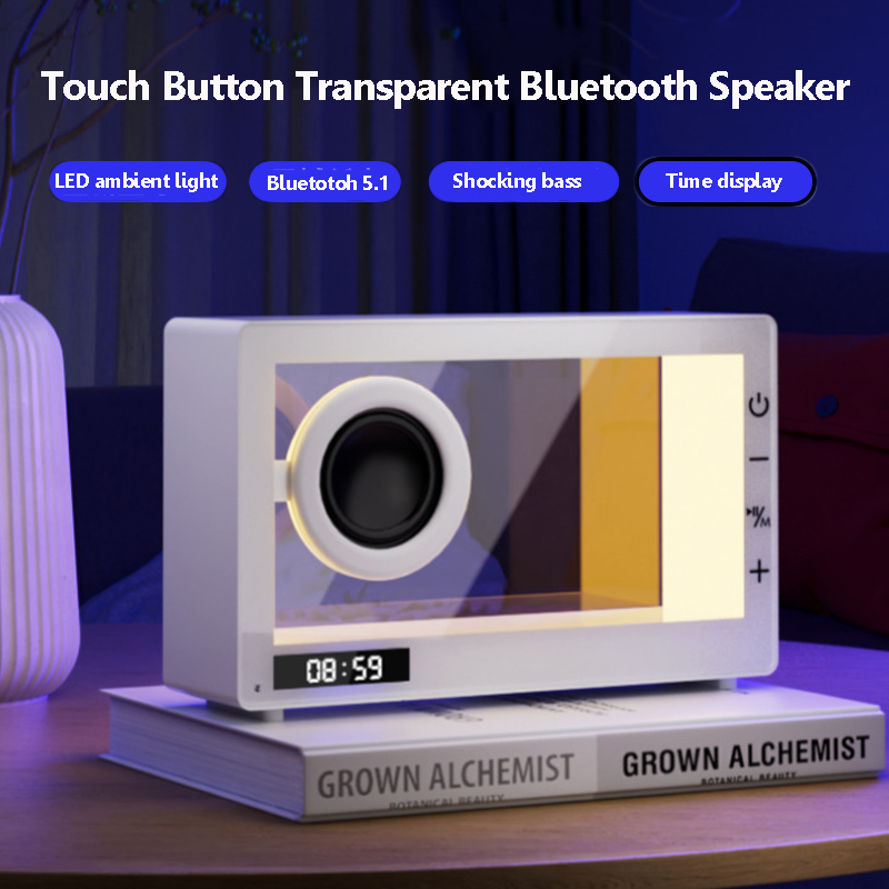 Vintage ลําโพงบลูทูธโปร่งใสสีส - Home Cinema Bluetooth 5.1 บทวิจารณ์และราคา