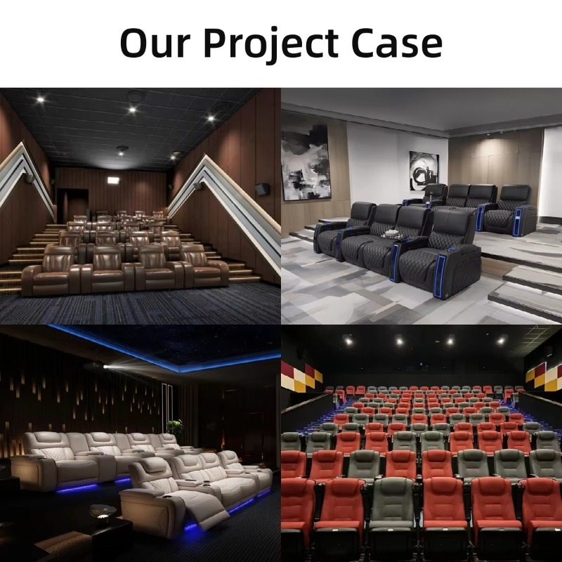 โซฟาหนังปรับเอนแบบดึงมือสุดหรู - Home Cinema Solution บทวิจารณ์และราคา