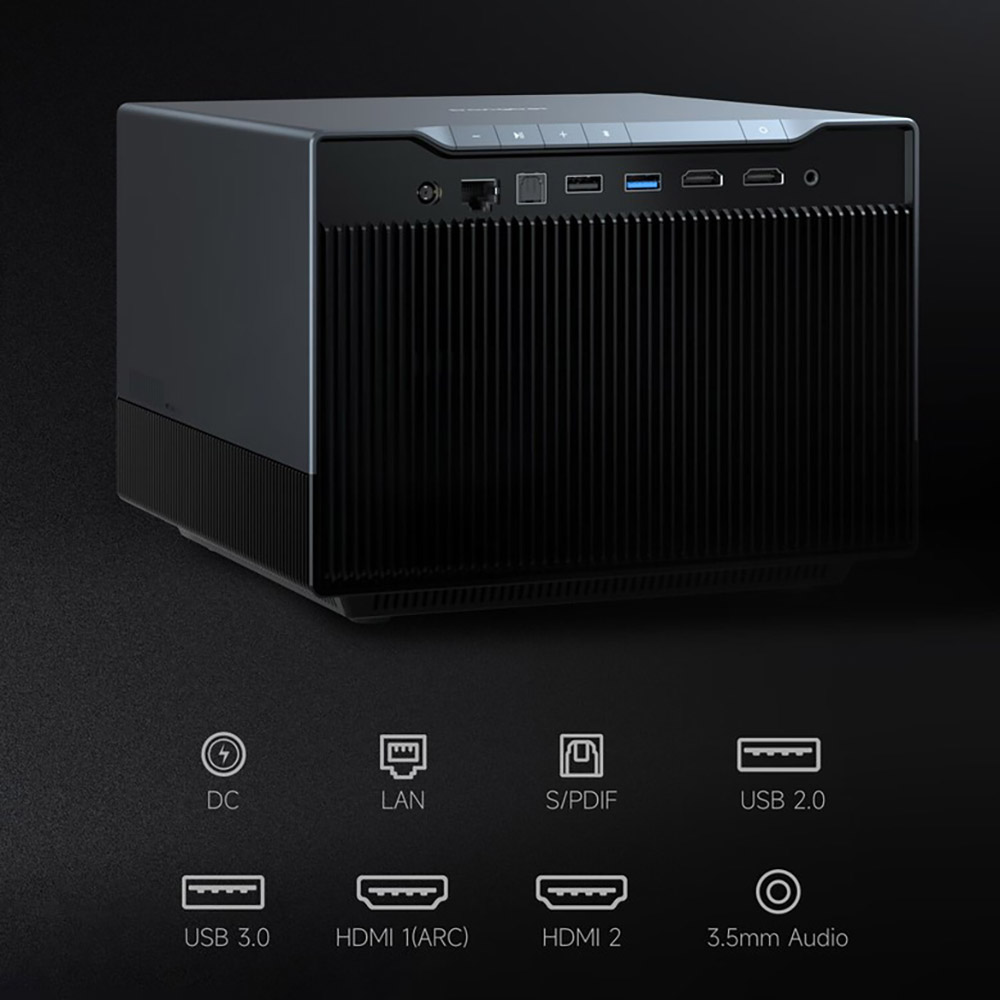 โปรเจคเตอร์ F6 4K Max 8K 4 LED - Home Cinema Led Projector บทวิจารณ์และราคา