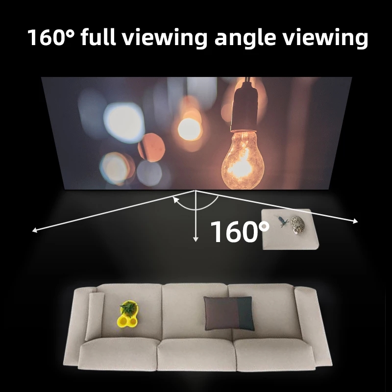ZHNUWIE โปรเจคเตอร์หน้าจอตาราง - Projector Screen 100 Inch บทวิจารณ์และราคา
