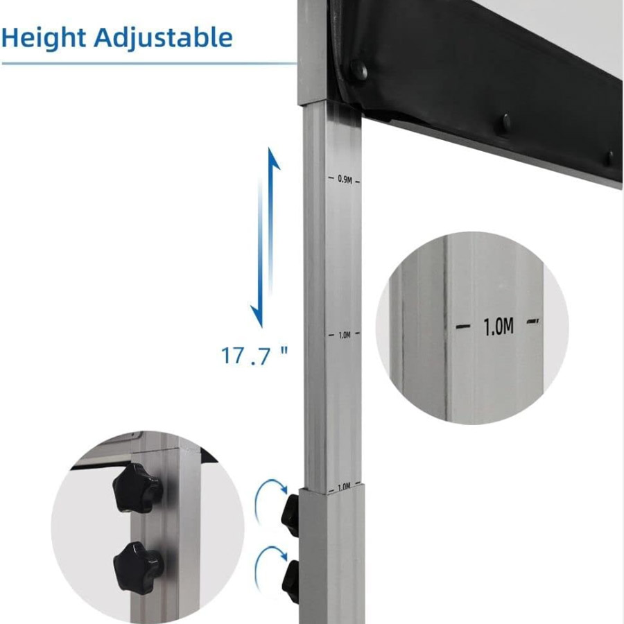 หน้าจอโปรเจคเตอร์พร้อมขาตั้ง 1 - Projector Screen 100 Inch บทวิจารณ์และราคา