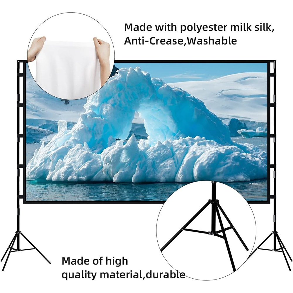 VEIDADZ โปรเจคเตอร์หน้าจอขาตั้ - Projector Screen 100 Inch บทวิจารณ์และราคา