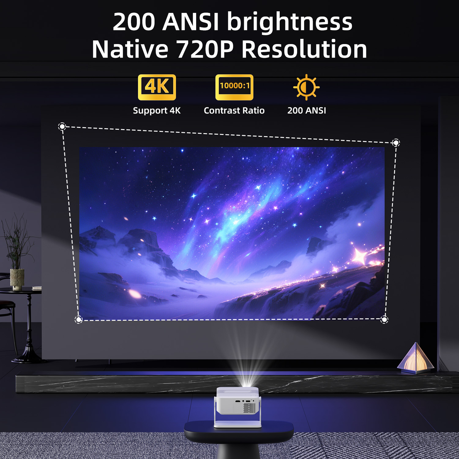 โปรเจคเตอร์ Xnano รุ่น HA109 4 - Home Cinema Entertainment บทวิจารณ์และราคา