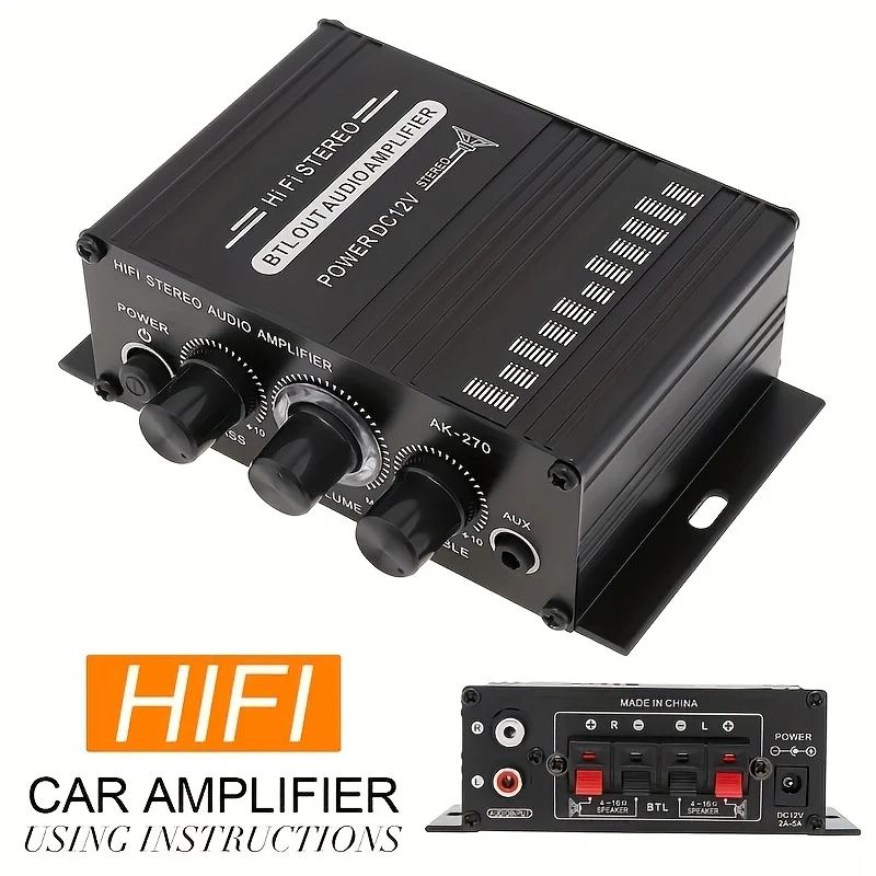 AK-270 400W มินิเพาเวอร์แอมป์  - Home Cinema Solution บทวิจารณ์และราคา