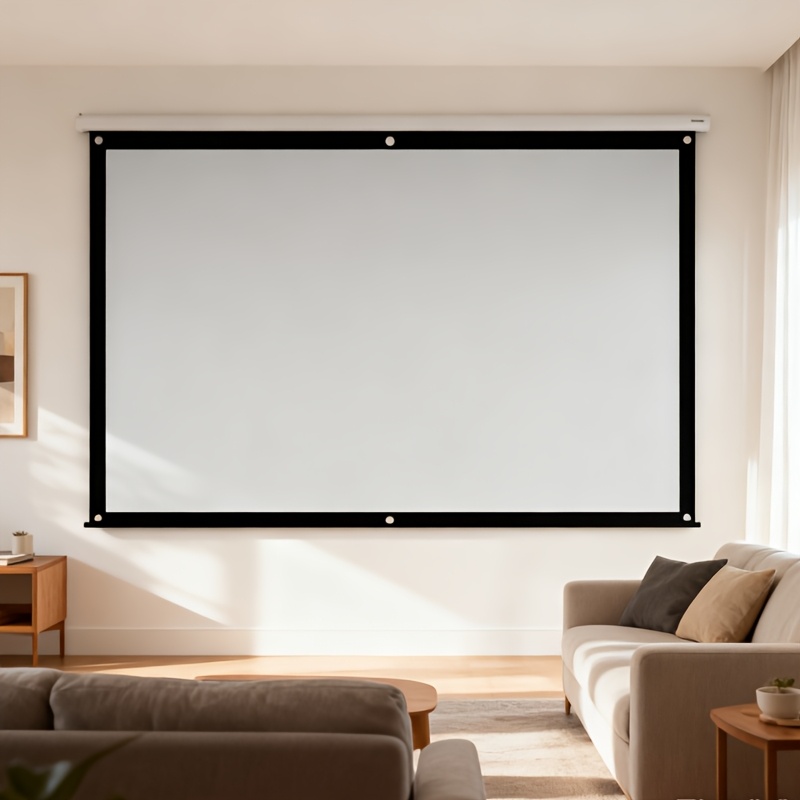 จอโปรเจคเตอร์ 16:9 สำหรับใช้ภา - Projector Screen 100 Inch บทวิจารณ์และราคา