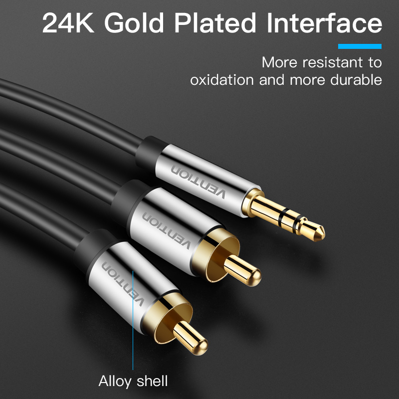 Vention สาย RCA 3.5 ถึง 2rca ส - Home Cinema Solution บทวิจารณ์และราคา